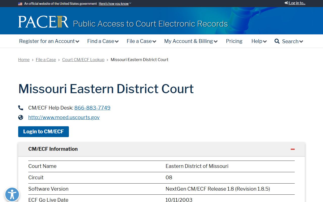Franklin County Circuit Court records and federal PACER lookup distinction